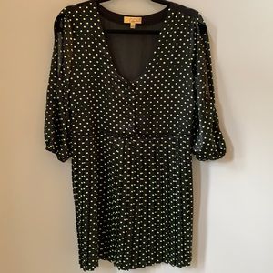 Vera Wang Princess Pleated Dress Perfect Holiday Dress